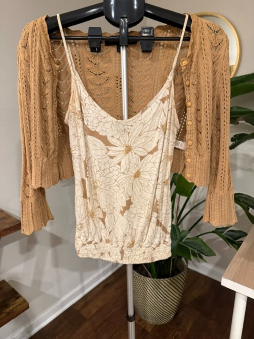 Two Piece Cardigan and Cami Top